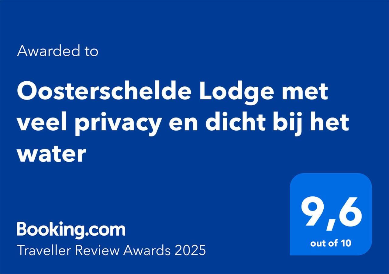 Oosterschelde Lodge Met Veel Privacy En Dicht Bij Het Water Scherpenisse Екстериор снимка